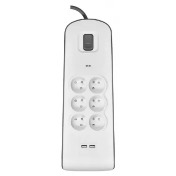 Προστασία υπέρτασης Belkin BSV604ca2m λευκό 6 πρίζες AC 2 m