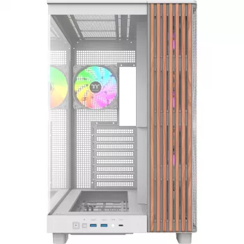 Κουτί υπολογιστή Thermaltake View 380 XL WS ARGB Snow White — Midi-Tower, υποστήριξη ATX, με παράθυρο
