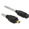 Καλώδιο FireWire A/B DeLOCK 82588 1,0 m γκρι