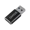 Savio AK-81 Προσαρμογέας καλωδίου βίντεο USB Type-C USB Type-A Μαύρο