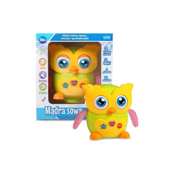 Διαδραστικό εκπαιδευτικό παιχνίδι Artyk E-Edu Wise Owl Μοντέλο 137792 με ήχο και φως