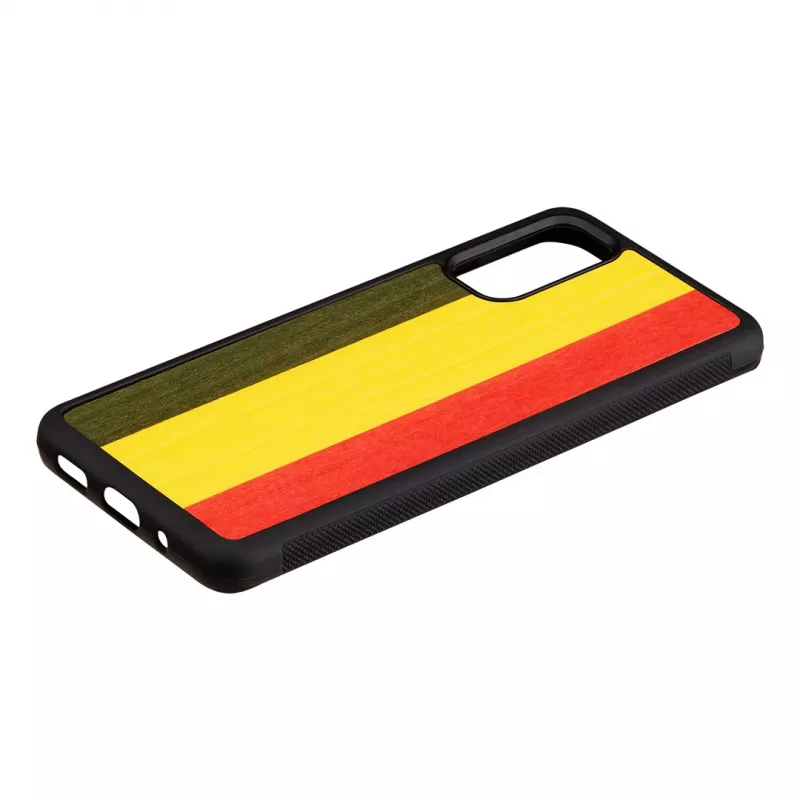 Θήκη κινητού man and wood Galaxy S20 Reggae μαύρο
