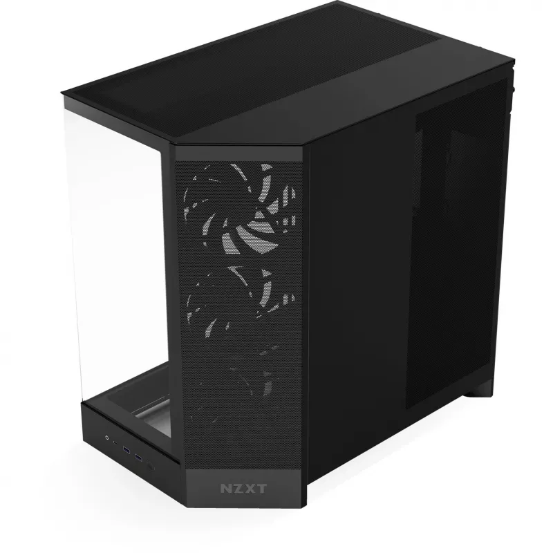 NZXT H9 Air Flow (2025) Large Dual-Chamber Mid Tower Case - μαύρο