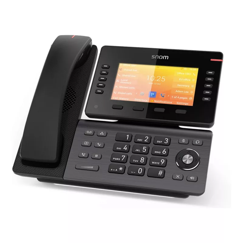 Snom D892M, IP τηλέφωνο, Μαύρο, Επιτραπέζια/Επίτοιχη τοποθέτηση, Linux, TFT, 12,7 cm (5 ίντσες)