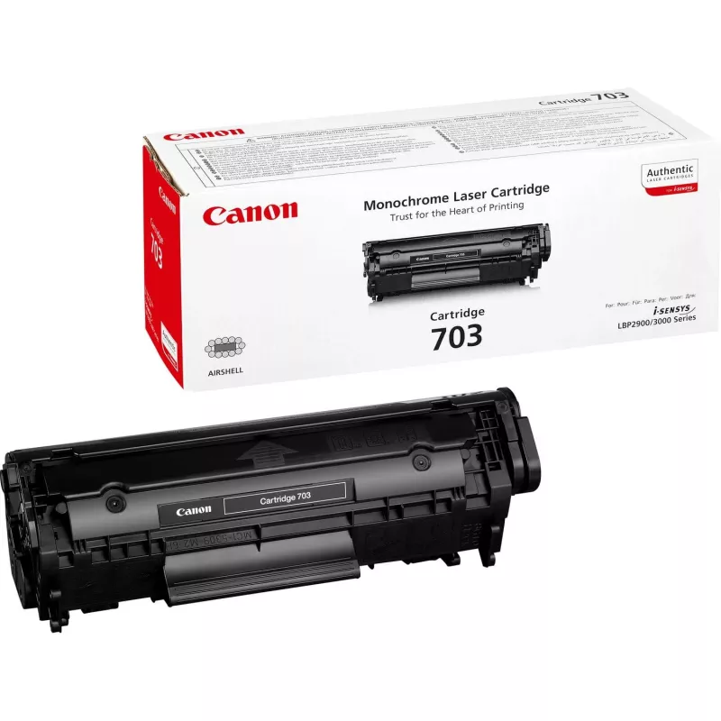 Canon Toner CRG703 μαύρο τόνερ 3 τεμ. γνήσιο