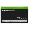 Qoltec 53076 μπαταρία AGM | 12V | 7Ah | ασφαλείας