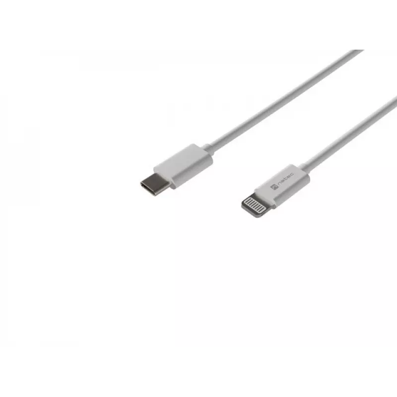 Καλώδιο Lightning (m) -> USB-C (m) 2m MFi Prati λευκό Natec NKA-2151