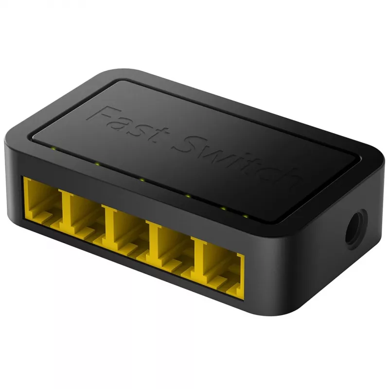 Διακόπτης δικτύου Cudy FS105D — 5 θυρών Fast Ethernet 10/100, 1 Gbit/s Switching, μαύρο
