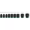 Σετ καρυδάκια κρούσης Bosch Powertools PRO 1/2 ίντσες 9 τεμ., μαύρο