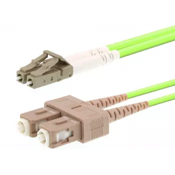LOGON Καλώδιο InfiniBand/οπτικών ινών 1 m OM5 LC–SC, 50 µm, Full Duplex, ανοιχτό πράσινο