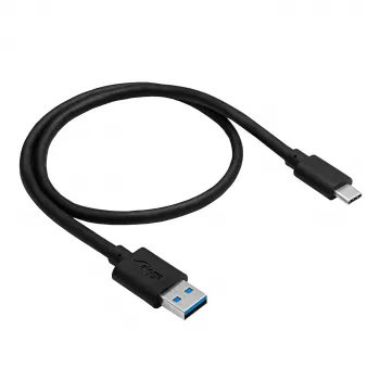 Akyga AK-USB-24 καλώδιο USB 3.1 Type A σε Type C, 0,5 m, Μαύρο