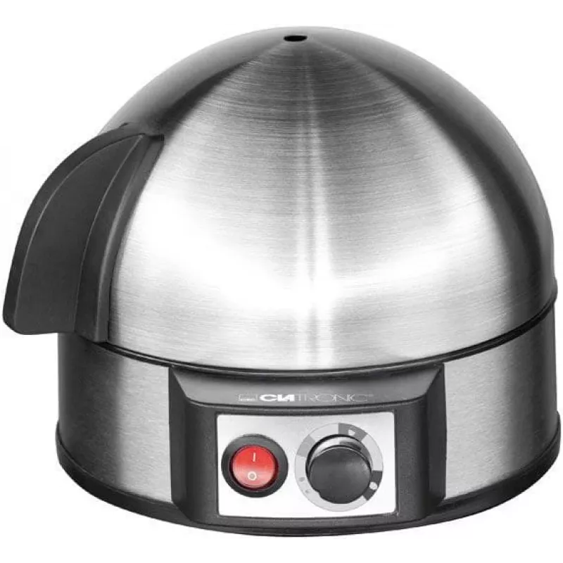 Clatronic EK 3321 Βραστήρας αυγών 7 αυγά 400 W Μαύρο, Ανοξείδωτο ατσάλι