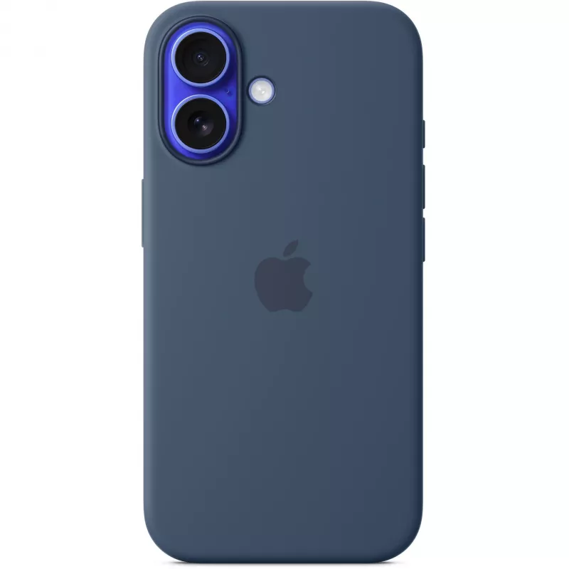 Apple MYY23ZM/A θήκη σιλικόνης με MagSafe για iPhone 16, μπλε denim
