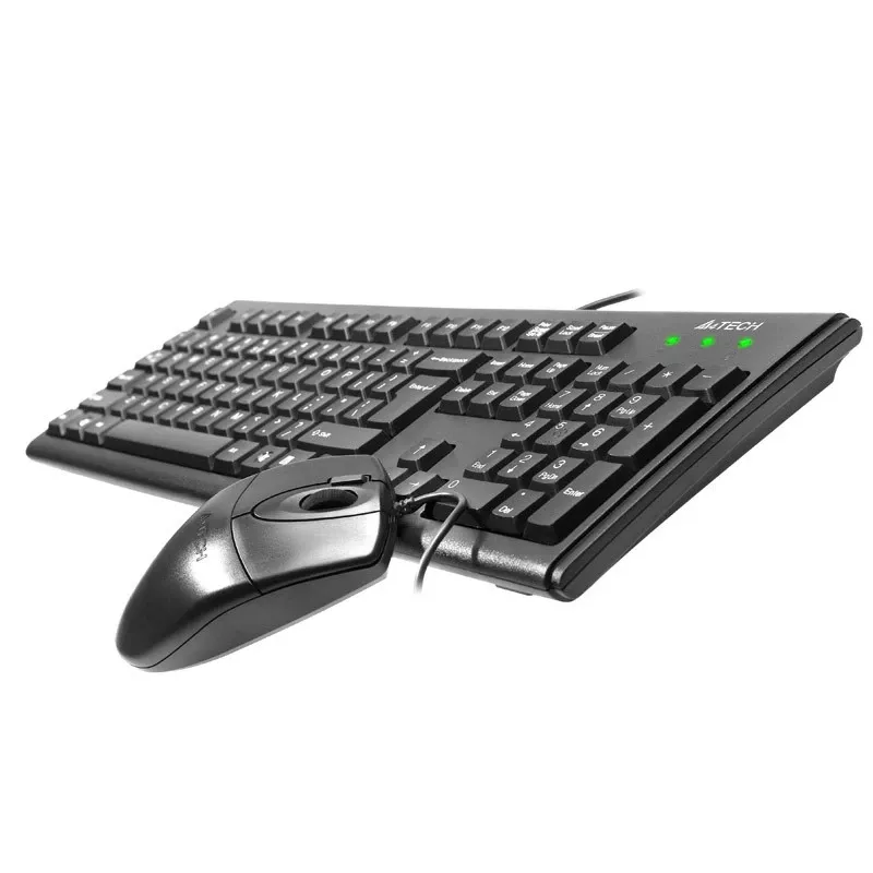 A4Tech KM-72620D - σετ πληκτρολογίου-ποντικιού - USB - US - μαύρο