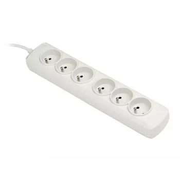 Πολύπριζο ActiveJet 6GNU - 3M - S, 6 υποδοχές, καλώδιο 3 m, 230 V/50 Hz, 10 A, βύσμα Type E