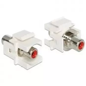 Keystone-Module DeLOCK 86305 Κόκκινο βύσμα αρσενικό RCA