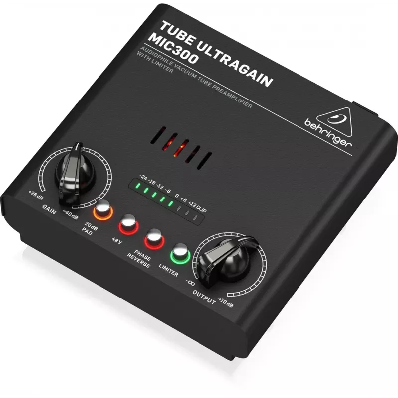 Προενισχυτής ήχου Behringer MIC300 Μαύρο