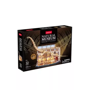 3D LED παζλ Dante CubicFun NatMus Brachiosaurus 05447 – εκπαιδευτικό μοντέλο συναρμολόγησης με LED φωτισμό
