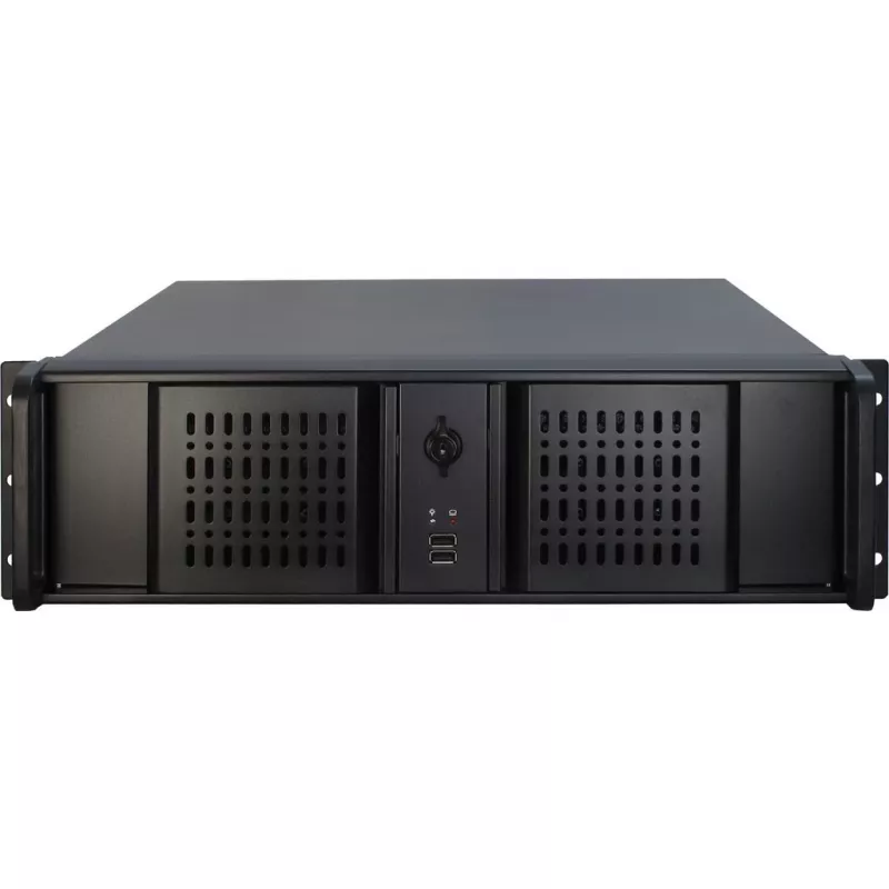 Inter-Tech 3U-3098-S Rack μαύρο