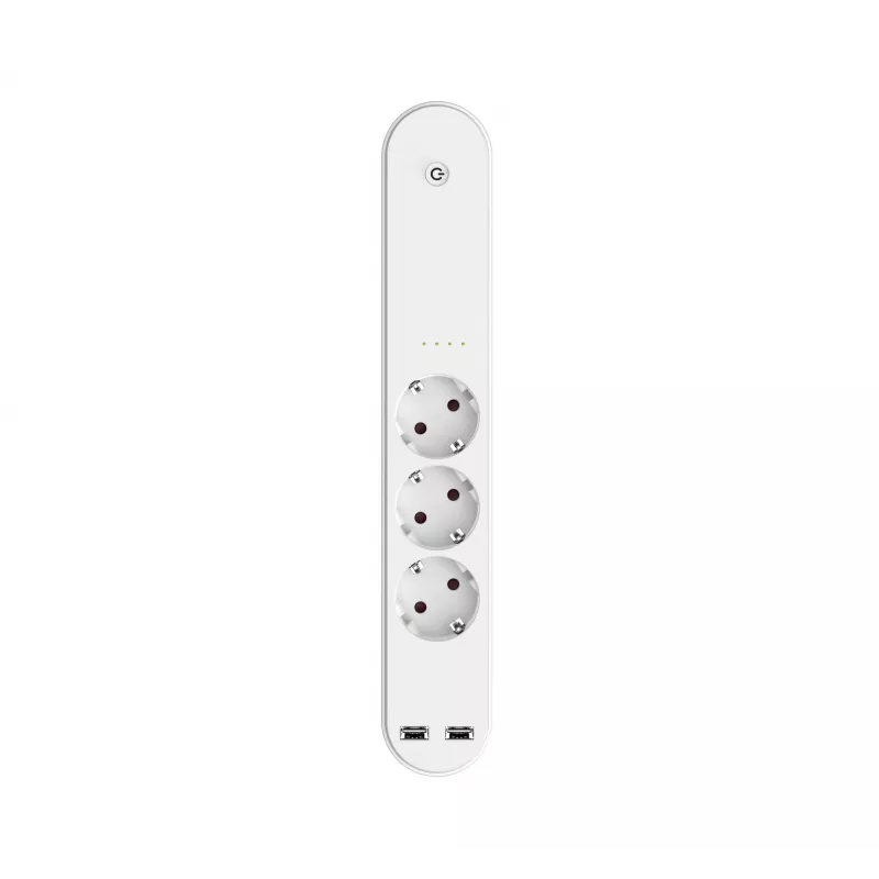 Έξυπνο πολύπριζο Denver SHP-310U 3 έξοδοι AC Τύπου F 3680 W