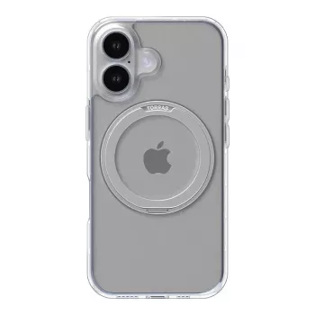 Προστατευτική θήκη Torras Ostand Pro για iPhone 16 Plus, διαφανής λεπτή εφαρμογή, TPU/PC