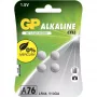 GP αλκαλική μπαταρία κουμπί 76A/LR44/V13GA 1,5V συσκευασία 4 τεμ. blister