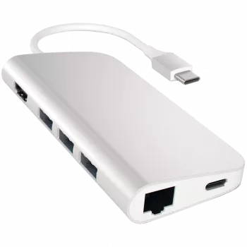 Satechi USB-C Multiport Adapter 8K με Ethernet V3 space grey (ST-P8KEM)