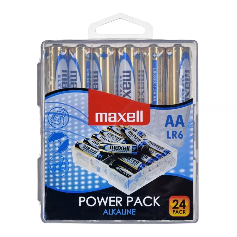 MAXELL Αλκαλική μπαταρία LR6 VALUE BOX, 24 τεμ.