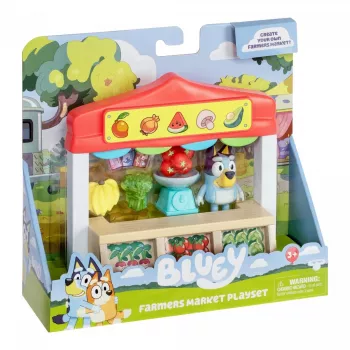 Σετ φιγούρων παιχνιδιού TMTOYS Mini Bluey Lebensmittelladen BLU17555 – σετ μίνι φιγούρων για παιχνίδι