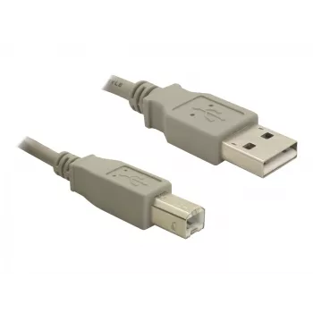 Καλώδιο USB DeLOCK 82216 USB 2.0 3 m USB A USB B γκρι