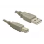 Καλώδιο USB DeLOCK 82216 USB 2.0 3 m USB A USB B γκρι