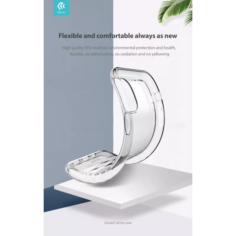 Θήκη smartphone Devia Ocean2 Series για iPhone 11 Pro Max, διαφανές, προστατευτικό διαφανές κάλυμμα