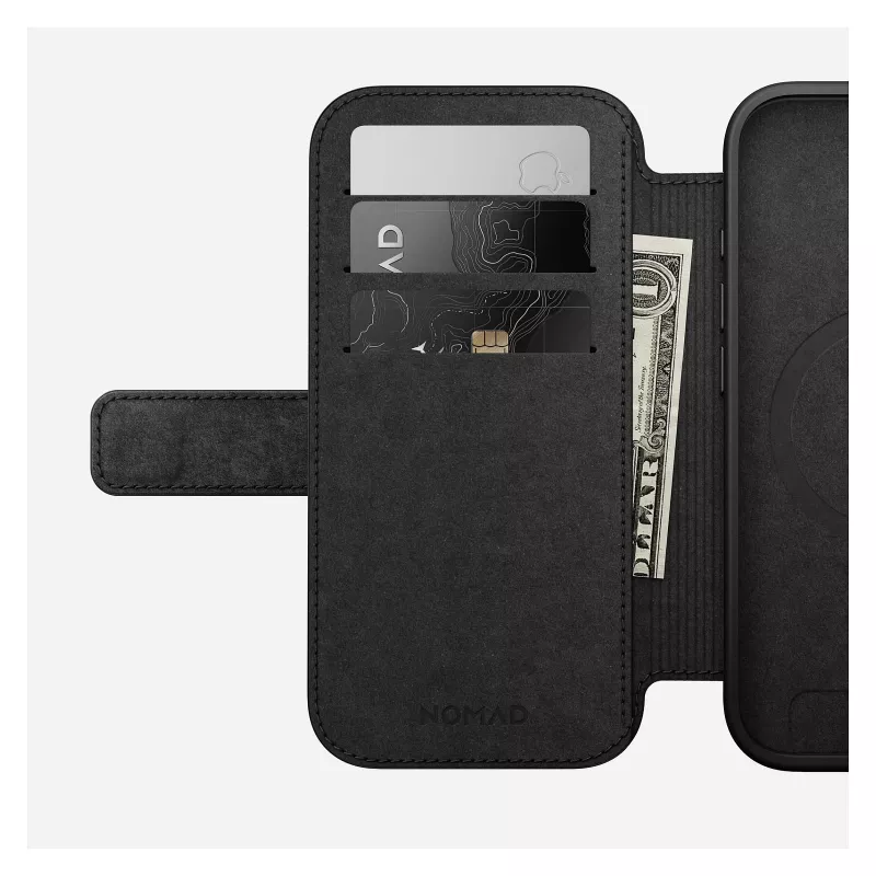 Θήκη folio κινητού Nomad NM014209858 για Apple iPhone 17, 16 cm (6,3 ίντσες), καφέ, 4 θήκες καρτών