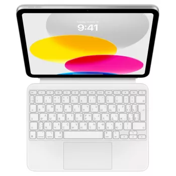 Apple Magic Πληκτρολόγιο Folio MQDP3RS/A QWERTY Ρωσικό Ασύρματο Trackpad