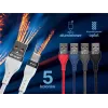 Tracer 47486 Καλώδιο USB A - Lightning M/M 1m Κόκκινο