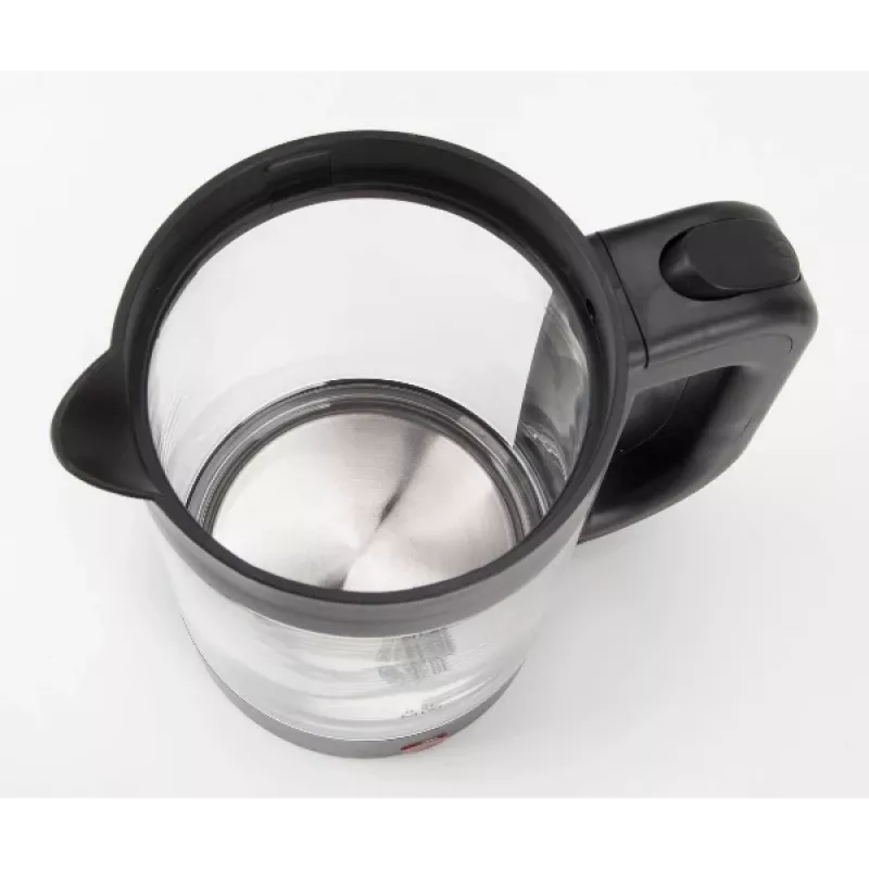 Jata HA702 ηλεκτρικός βραστήρας, 1,2 l, 1500 W, βοριοπυριτικό γυαλί, ασύρματος, μαύρος