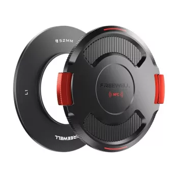 Βάση δακτυλίου φακού Freewell FW-L1-BL52 52 mm με καπάκι για Real Locking VND