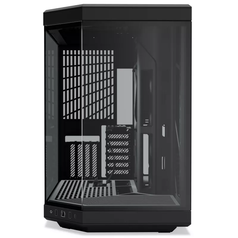 HYTE Y70 CS-HYTE-Y70-B κουτί υπολογιστή Midi Tower, E-ATX, σκληρυμένο γυαλί, Pitch Black