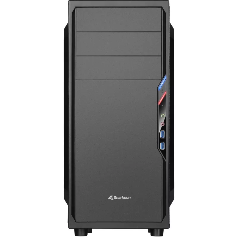 Κουτί PC Sharkoon VS4-V Midi Tower Μαύρο