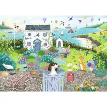 Παζλ Ravensburger Coastal Cottage 1000 τεμ., πλάτος 700 mm, πάχος 2 mm