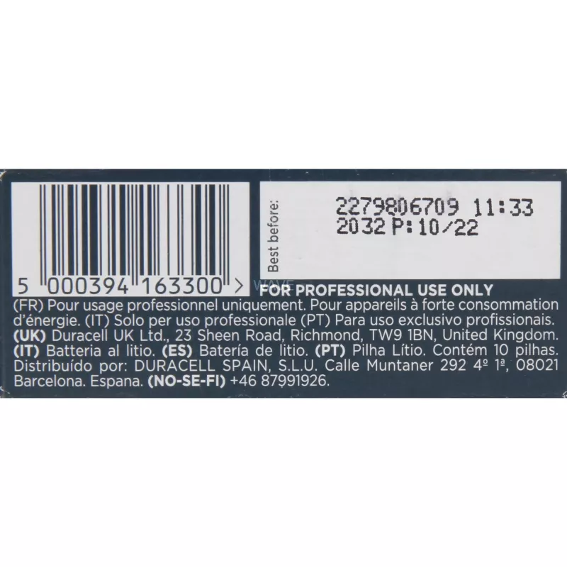 Μπαταρία λιθίου Duracell CR2 3V (μοντέλο 163300) για κάμερες και ηλεκτρονικά