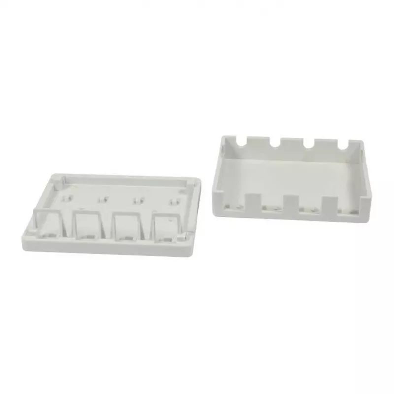 Synergy21 Keystone, φορέας μονάδας, patch panel για 4x TP modules, επίτοιχη τοποθέτηση, λευκό (ABS)