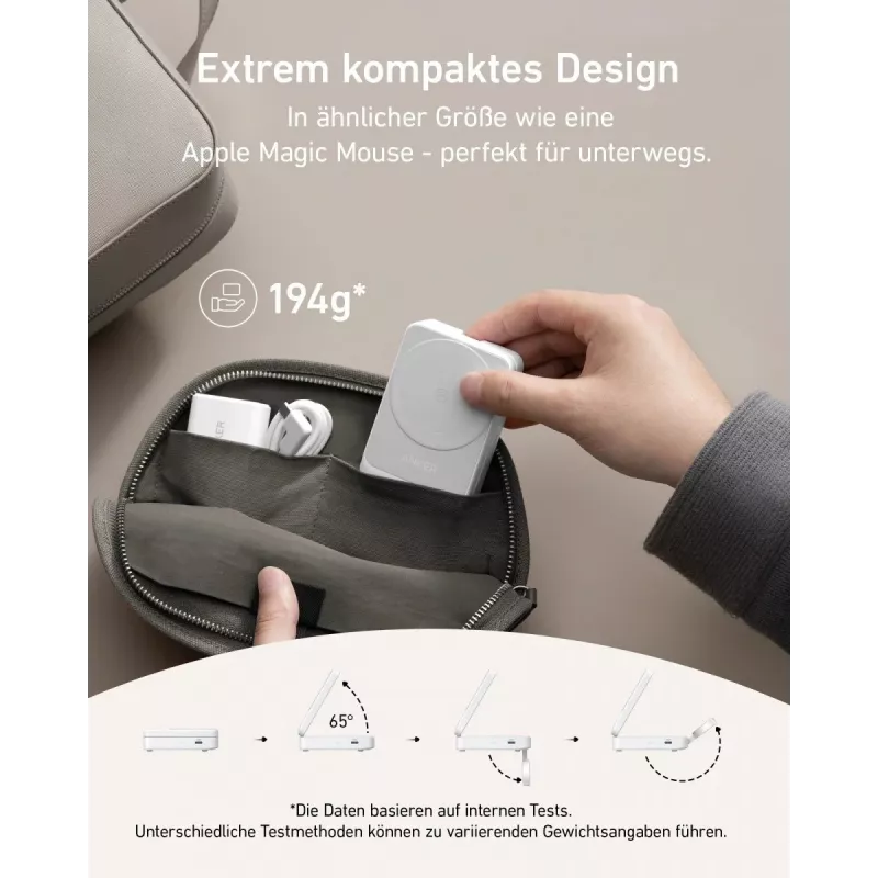 MagGo 3-in-1 15W αναδιπλούμενο λευκό EU