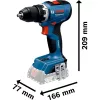 Δραπανοκατσάβιδο μπαταρίας Bosch GSR 18V-65 με 2x 4.0Ah μπαταρίες