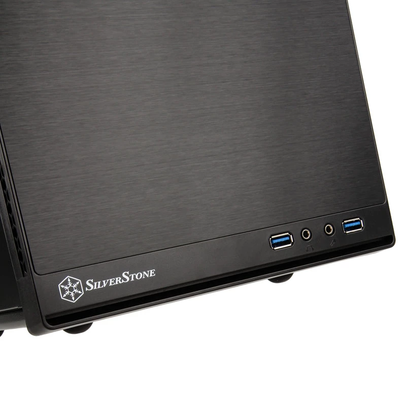 SilverStone SUGO 13 - Desktop - Mini-DTX - χωρίς τροφοδοτικό (AT / PS/2) - μαύρο - USB/Audio (SST-SG13B-Q)
