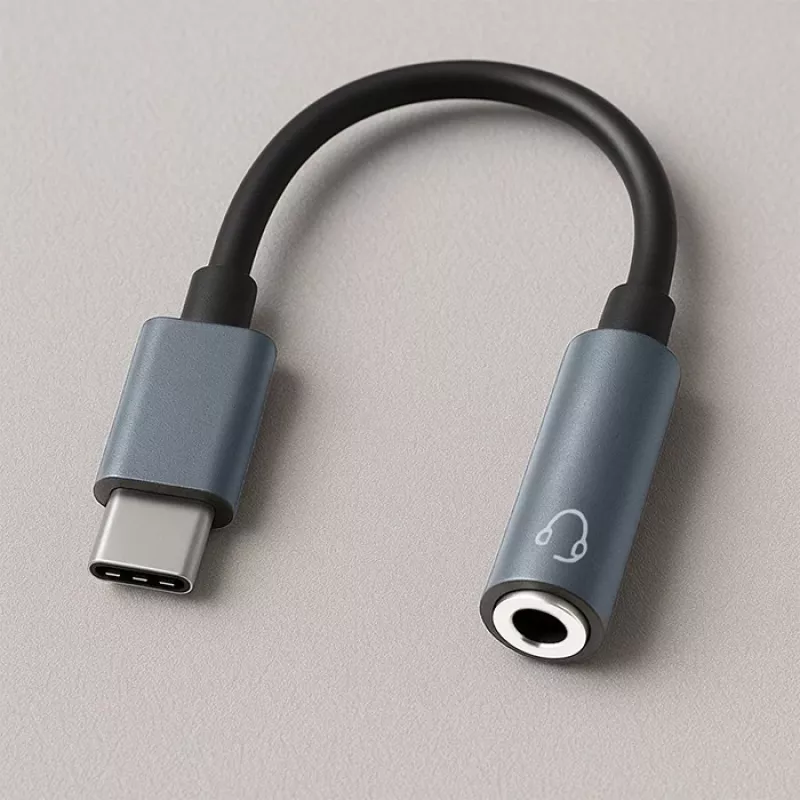 Προσαρμογέας USB-C σε 3,5mm υποδοχή 10cm