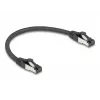 Καλώδιο δικτύου DeLOCK 80566 RJ-45 Cat8.1 0,25 m μαύρο