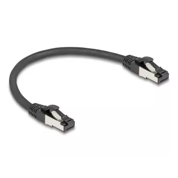 Καλώδιο δικτύου DeLOCK 80566 RJ-45 Cat8.1 0,25 m μαύρο