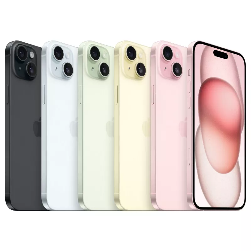 Apple iPhone 15 Plus smartphone 17 cm (6,7") Dual SIM 512 GB A16 48 MP iOS 17 USB-C μαύρο (MU1H3ZD/A)