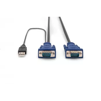 Καλώδιο KVM USB Digitus DS-19232 3m PS/2